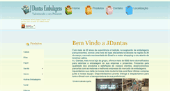 Desktop Screenshot of jdantasembalagens.com.br